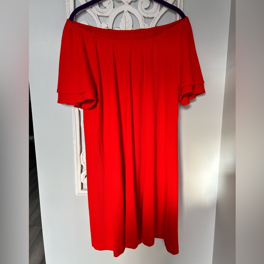 MADEWELL Brand by J. Crew off the shoulder Dress